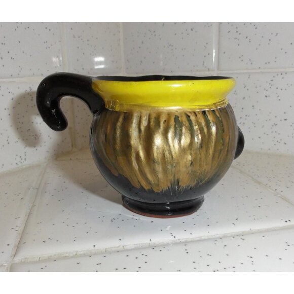 Vintage Thames Redware Clown Face Creamer or Espresso Cup oddity curiosity 1940s - Picture 7 of 16